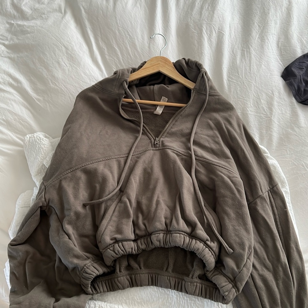 Alo Yoga Cropped Hoodie L